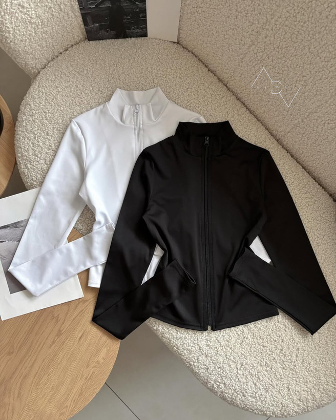 بلوز زیپدار فینگردار لاکرا