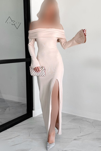 پیراهن آفشولدر چاکدار کبریتی