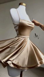 پیراهن ساتن عروسکی