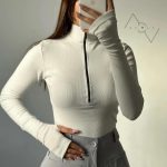 بادی نیم‌زیپ فینگردار کبریتی
