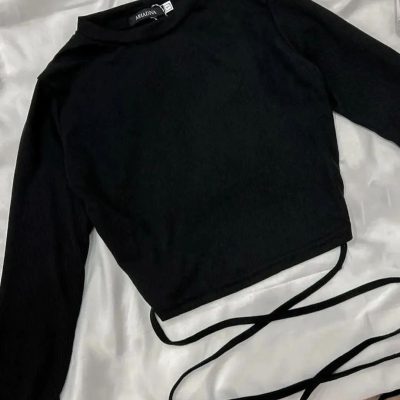 کراپ آستین بلند بند دار کبریتی