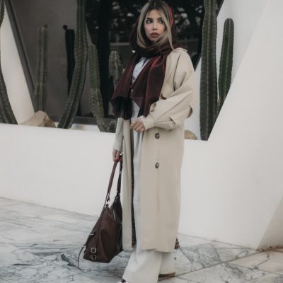 ترنچ کت بلند مایا