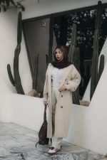 ترنچ کت بلند مایا