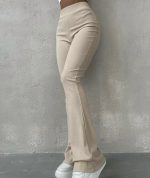 شلوار نیم بگ کبریتی