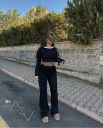 ست بلوز شلوار کبریتی