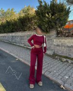 ست بلوز شلوار کبریتی