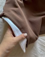 تیشرت یقه گرد بیسیک کبریتی