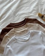 تیشرت یقه گرد بیسیک کبریتی