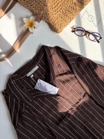 شومیز راه راه ترک