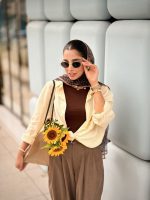 شومیز زرد کره‌ای