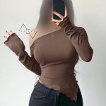 بلوز یقه رومی کبریتی