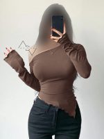 بلوز یقه رومی کبریتی
