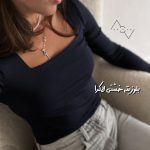 بلوز یقه خشتی لاکرا