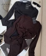 بادی یقه دلبری گره‌دار لاکرا